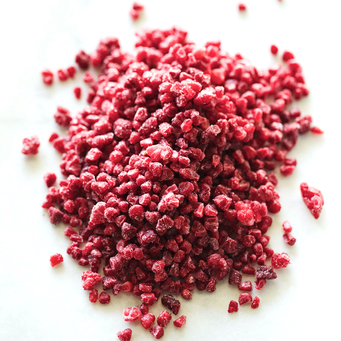 Individually Quick Frozen (IQF) Whole and Broken Raspberries (Crumbles)