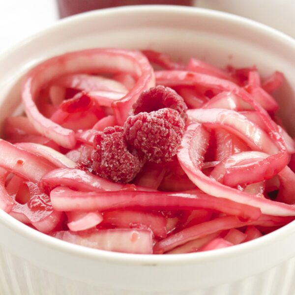 Raspberry Pickled Onions - Washington Red Raspberries