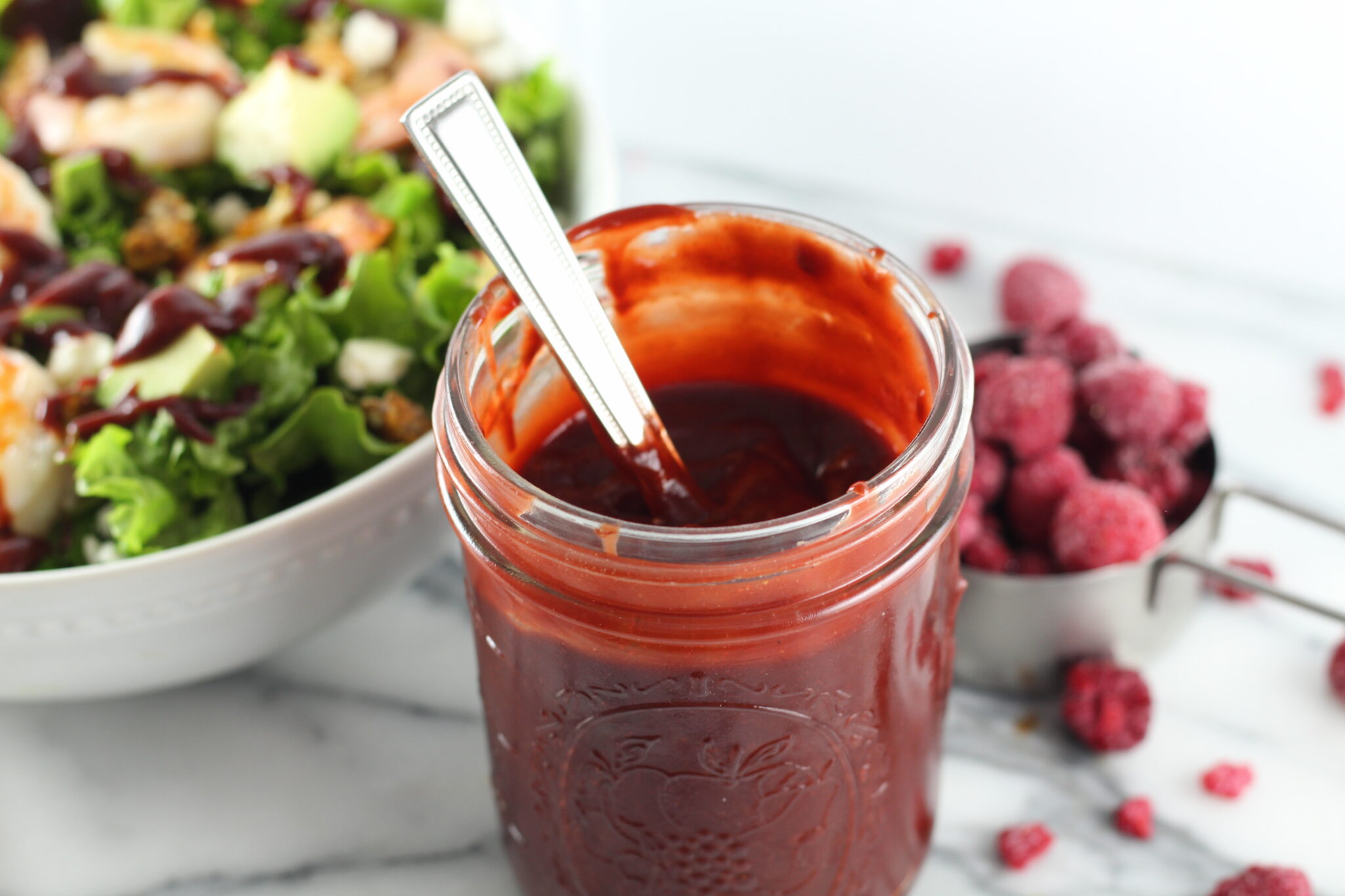 Raspberry Balsamic BBQ Sauce Washington Red Raspberries