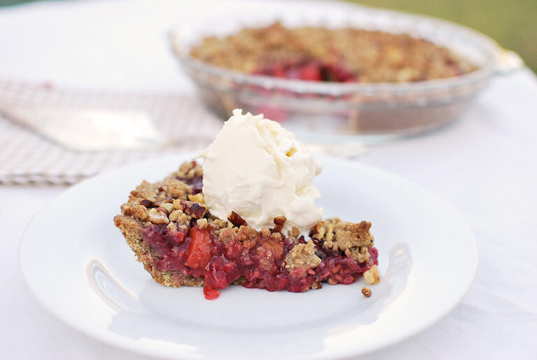 Raspberry Peach Pie - Washington Red Raspberries